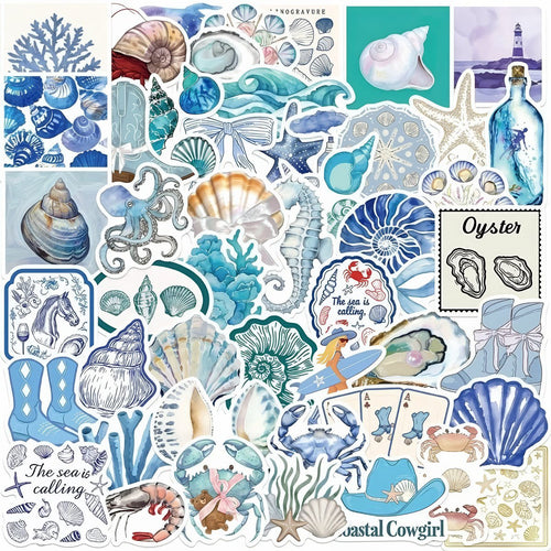 Roomtery Coastal Girl Aesthetic Sticker Pack