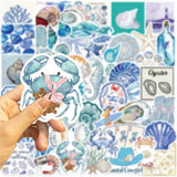 Roomtery Coastal Girl Aesthetic Sticker Pack, view 2