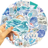 Roomtery Coastal Girl Aesthetic Sticker Pack, view 3