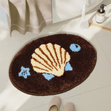 Roomtery Coconut Girl Seashell Accent Rug, view 3