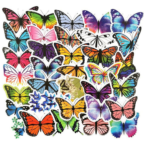 Roomtery Color Butterflies Sticker Pack