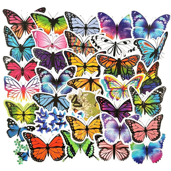Roomtery Color Butterflies Sticker Pack