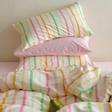 Roomtery Colorful Pastel Stripes Bedding Set, view 5