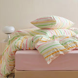 Roomtery Colorful Pastel Stripes Bedding Set, view 6