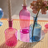 Roomtery Colorful Vintage Bottle Glass Vase, view 5