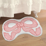 Roomtery Coquette Aesthetic Bow Shaped Rug, view 2