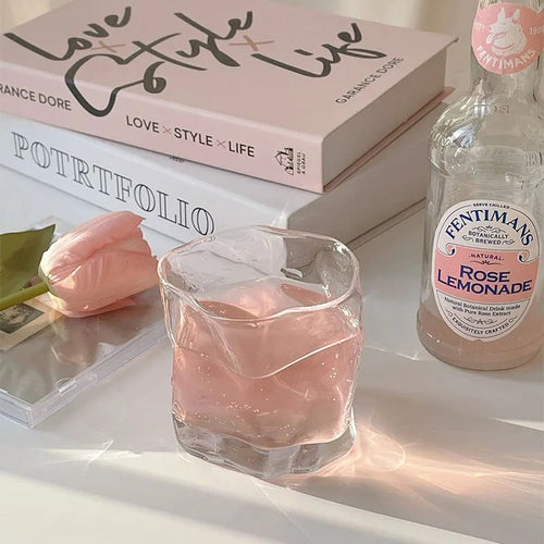 Roomtery Coquette Aesthetic Crumpled Glass