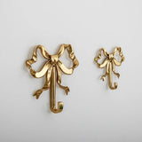 Roomtery Coquette Brass Bow Wall Hook, view 2