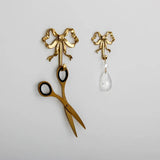 Roomtery Coquette Brass Bow Wall Hook, view 3