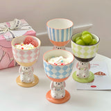 Roomtery Coquette Bunny Pedestal Cup, view 2