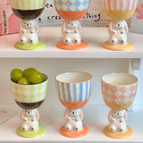 Roomtery Coquette Bunny Pedestal Cup, view 3