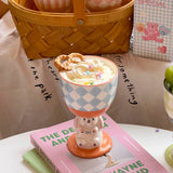 Roomtery Coquette Bunny Pedestal Cup, view 4