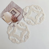 Roomtery Coquette Doily Lace Coaster, view 4