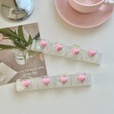 Roomtery Coquette Pink Hearts Cable Holder, view 4