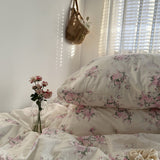 Roomtery Coquette Pink Blooming Roses Bedding Set, view 4