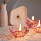 Roomtery Coquette Pink Flower Candle Holder, view 3
