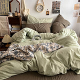 Roomtery Cottage Themed Green Tones Bedding Set, view 4