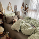 Roomtery Cottage Themed Green Tones Bedding Set, view 5