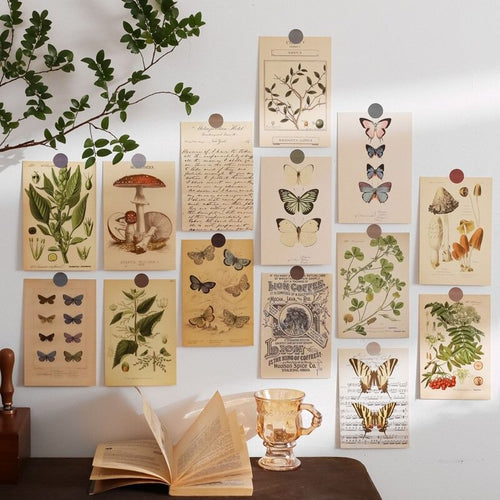 Roomtery Cottagecore Butterflies Wall Collage Postcards