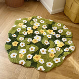 Roomtery Cottagecore Daisy Bloom Accent Rug, view 3
