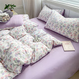 Roomtery Soft Lavender Floral Bedding Set, view 4