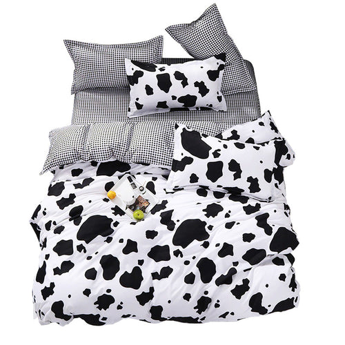 Roomtery Cow Print Bedding Set