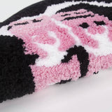 Roomtery Cow Print Heart Shaped Accent Rug, view 2
