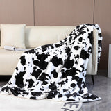 Roomtery Cow Spots Fluffy Blanket, view 2