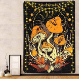 Roomtery Crazy Halloween Mushrooms Tapestry, view 2
