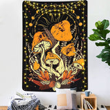 Roomtery Crazy Halloween Mushrooms Tapestry, view 3