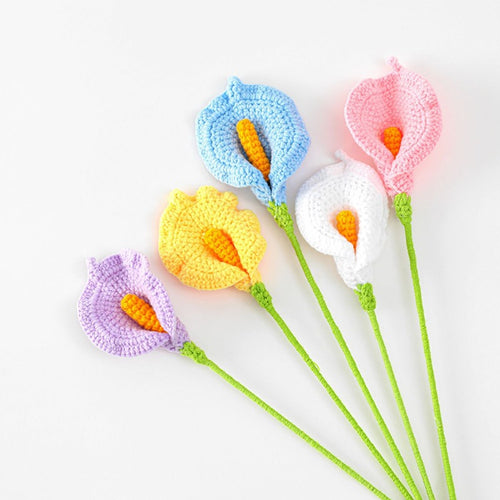 Roomtery Crochet Calla Lily Flowers