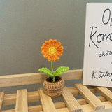 Roomtery Crochet Potted Mini Flowers, view 5
