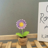 Roomtery Crochet Potted Mini Flowers, view 6