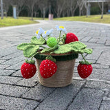 Roomtery Crochet Potted Strawberry Bush, view 3