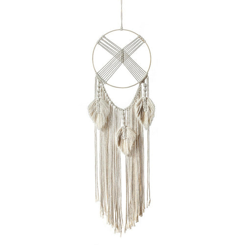 Roomtery The Cross Fringe Macrame Dreamcatcher