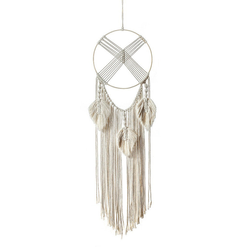 Roomtery The Cross Fringe Macrame Dreamcatcher