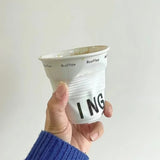 Roomtery Crumpled Coffee Cup Ceramic Cup, view 2