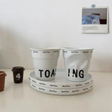 Roomtery Crumpled Coffee Cup Ceramic Cup, view 4