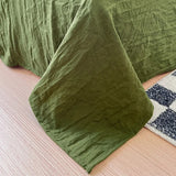 Roomtery Crumpled Solid Color Sheets Bedding Set, view 5