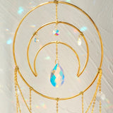Roomtery Crying Moon Crystal Suncatcher, view 3