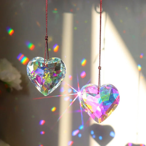 Roomtery Crystal Heart Suncatcher