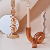 Roomtery Curved Tube Candle Holder, view 3