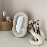 Roomtery Curvy Ceramic Makeup Brush Holder, view 6