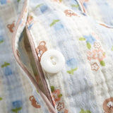 Roomtery Cute Bear Print Long-Sleeve Pajama Set, view 3