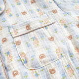 Roomtery Cute Bear Print Long-Sleeve Pajama Set, view 4