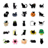 Roomtery Cute Black Cat Sticker Pack, view 5