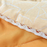 Roomtery Cute Cartoon Orange Print Quilt, view 5