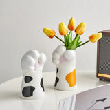 Roomtery Cute Cat Paw Desktop Vase, view 3