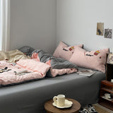 Roomtery Cute Embroidered Bubble Tea Bedding Set, view 3