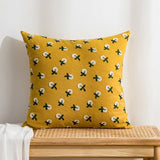 Roomtery Cute Embroidered Flowers Cushion Cover, view 6